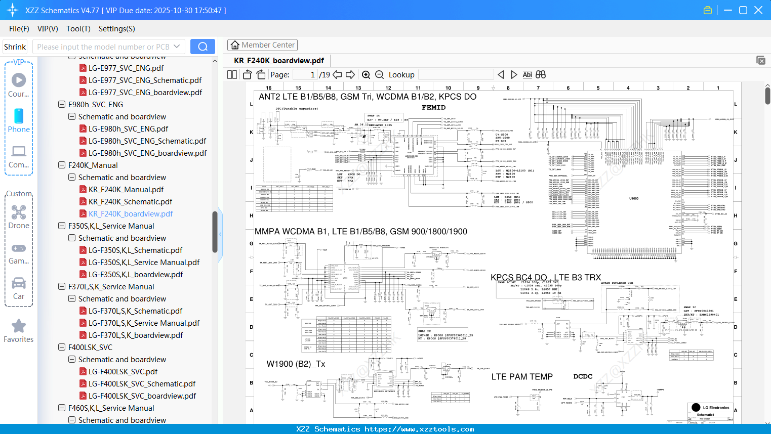 LG KR_F240K_boardview